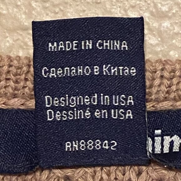 Denim 24/7 Women's Brown Lace Sleeves Knit Sweater Size M - Picture 4 of 7